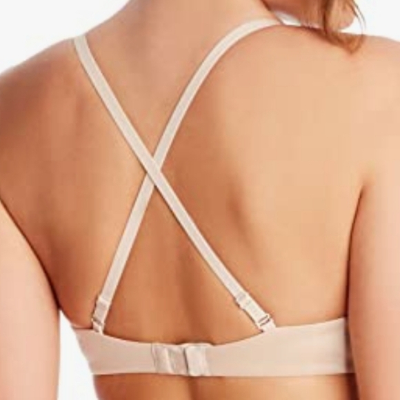 Maidenform DreamWire No-Poke Underwire Moderate Coverage Push-Up Bra Nude 36C - Picture 10 of 10